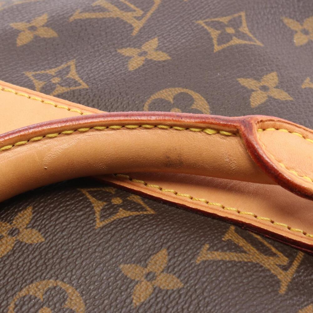 LOUIS VUITTON Authentic Brown Monogram Leather Keepall 45 Boston Bag - Picture 10 of 10